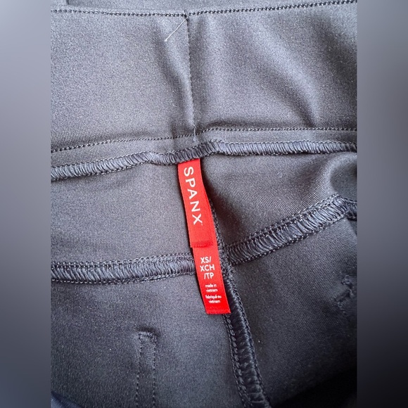 NWT Spanx Perfect Fit Ponte Ankle Pant Navy Blue 20202R size XS career casual - Picture 2 of 9